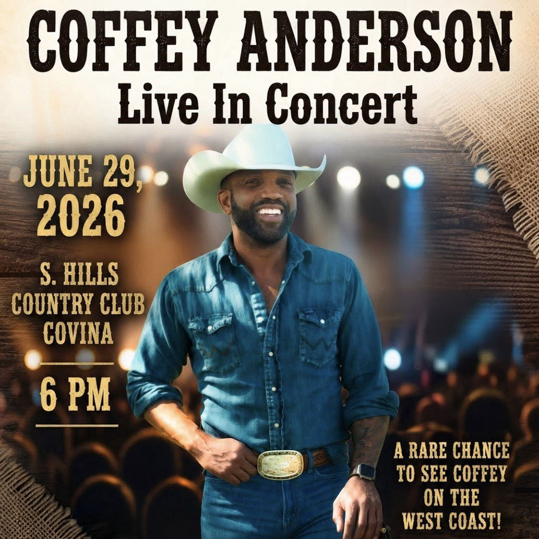 Win tickets to see Coffey Anderson at the El Monte Police Officers Fou