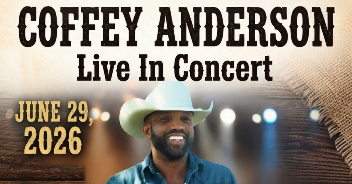 Win tickets to see Coffey Anderson at the El Monte Police Officers Fou