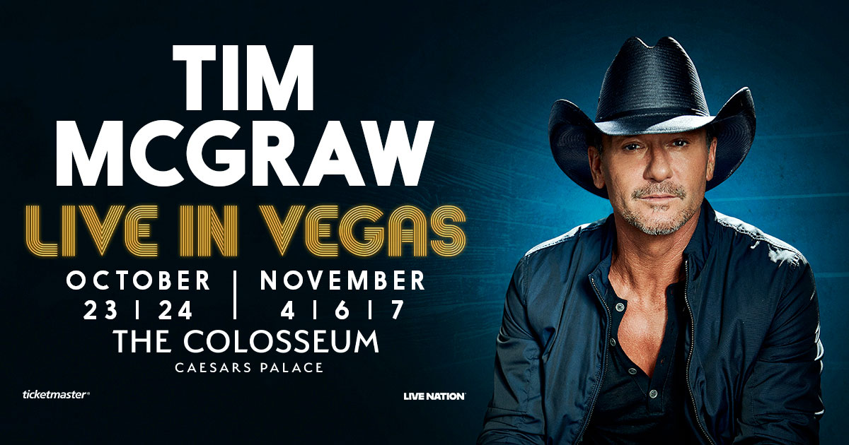 See Tim McGraw in Vegas