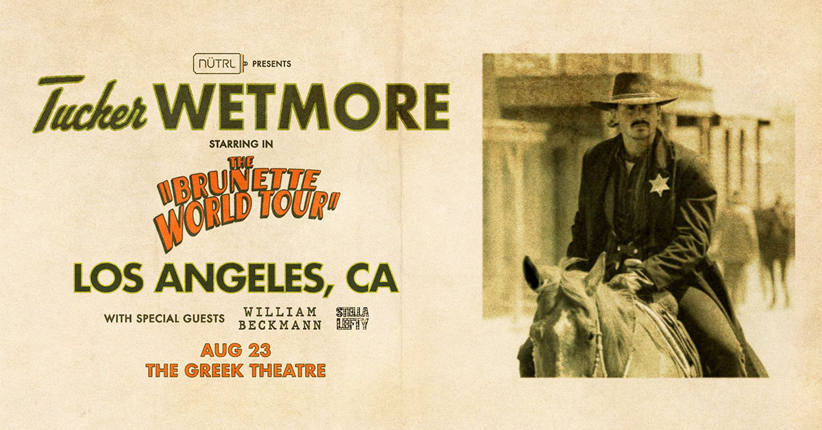Win tickets to see Tucker Wetmore